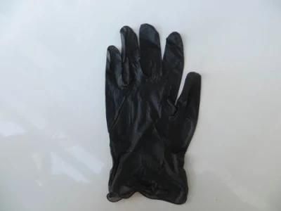 Black Powder Free Medical Disposable Vinyl Gloves