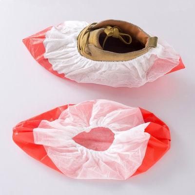 Disposable Shoe Cover Dispenser Non Woven CPE PP Antislip Shoe Cover