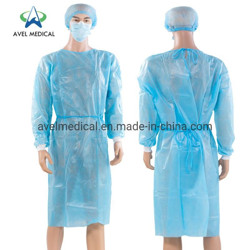 Topmed SMS Nonwoven Sterile Disposable Gown with Knit Cuff