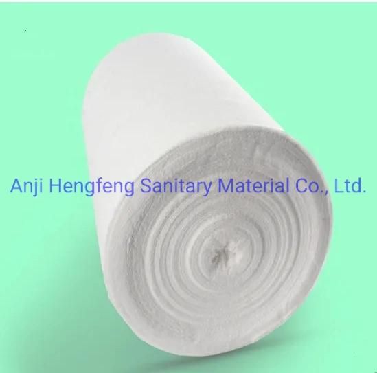 100% Cotton Fabric Medical Absorbent Hospital Use Gauze Roll