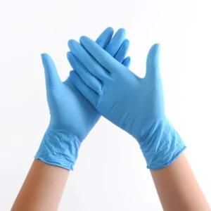 Wholesale Cheap Safe Disposable Medical Nitrile Glove Subtle Nitrile Coated Gloves