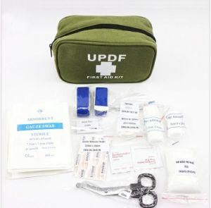 2019 New Arrival Fak801 Small Size Army Green Multi-Function Camping Military Medical First Aid Bag Kit