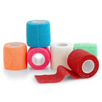 Sport Self Adhesive Elastic Bandage Wrap Tape for Knee Support Pads Finger, Ankle, Palm, Shoulder