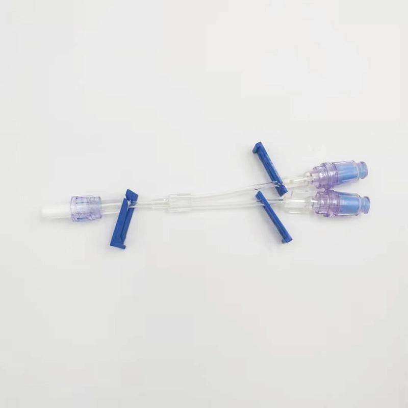 Multi-Way Extension Tube with Needle Free Connector Injection Site Adapters
