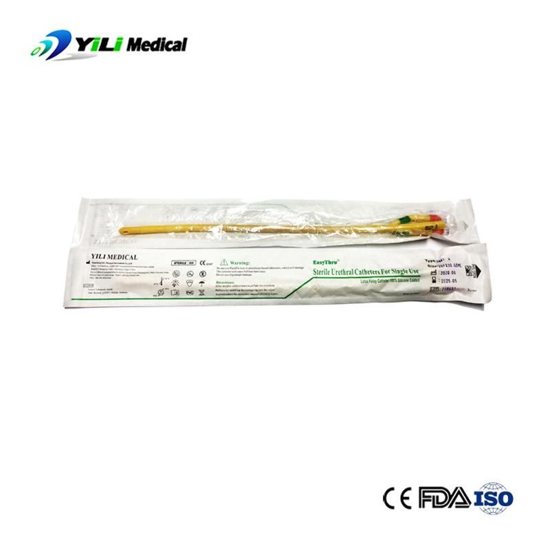 Medical Disposable Sterile Urinary Catheter with Double Balloon