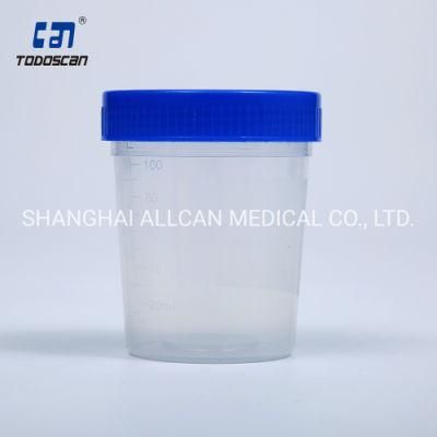 Disposable 120ml Medical Specimen Urine Container