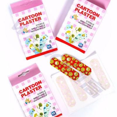 New Product Wound Dressing Self-Adhesive Plaster Print Cartoon Cute Band Aid