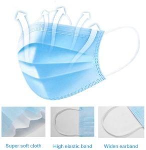 Professional Disposable Face Masks Medical Mouth Cover 3 Layer
