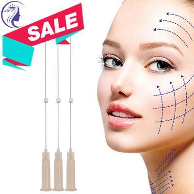 Factory Hilos Tensores Face Chin Lifting Double Needle Cannula Blunt CE Pdo Thread