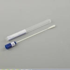 Best Medical Disposable Specimen Collection Sterile ABS PP Stick Flocked Nasal Swab with Tube