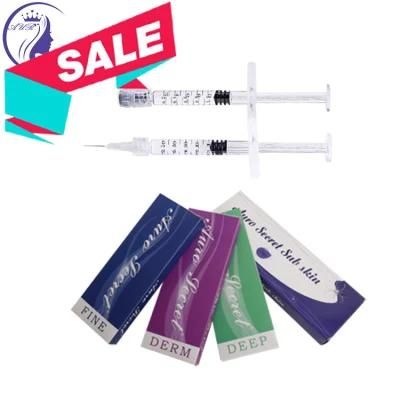 1ml 2ml Cross-Linked Ha Gel Hyaluronic Acid Dermal Filler Injection for Face Contour