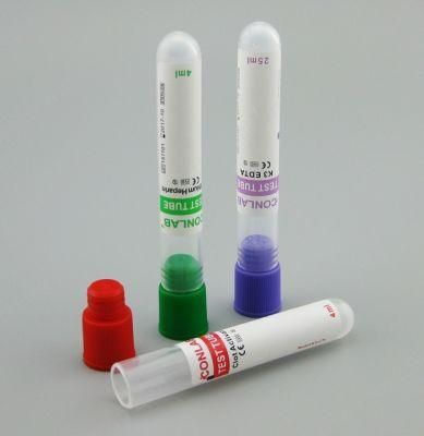 Medical Surgical Test Pet Glass PP Plain/Procoagulation/Gel&amp; Clot Activator/ Glucose/PT/Heparin/EDTA K2 K3/ESR Vacuum Blood Collect Tube