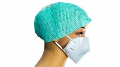 100PCS/Bag 10bags/CTN Disposable Non Woven Cap SMS Doctor Cap Elastic