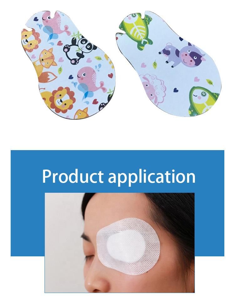 Hot Sale Medical Non Woven Sterile Adhesive Eye Patch Wound Dressing