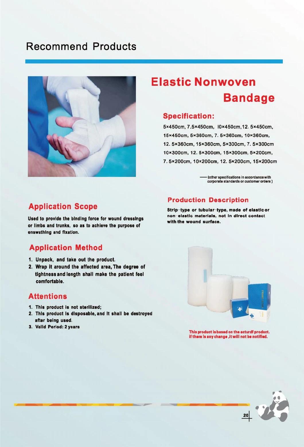 Medical Non-Woven Cotton Emergency Elastic Bandage