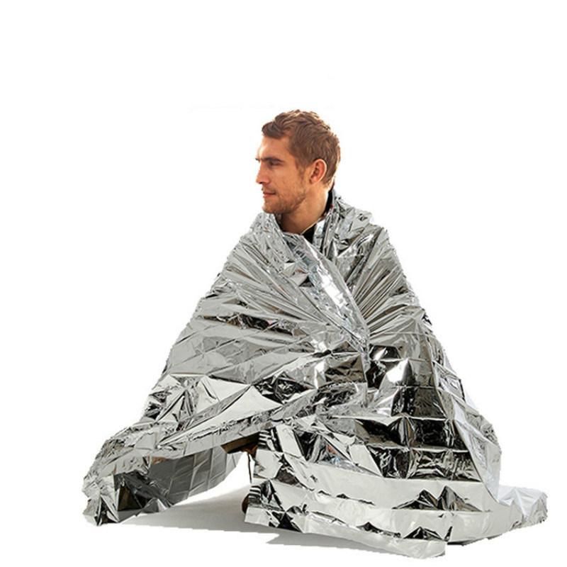 First Aid Devices Waterproof Foil Rescue Emergency First Aid Aluminum Foil Blanket