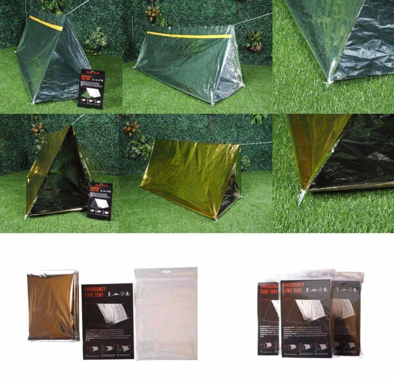 First Aid Silver Emergence Tube Tent