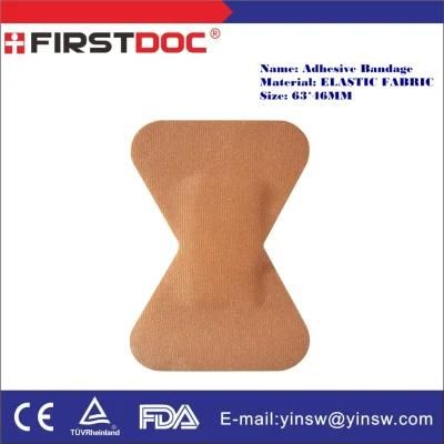 Fingertip Bandage 63X46mm Skin Colors Elastic Fabric Band Aid Plaster