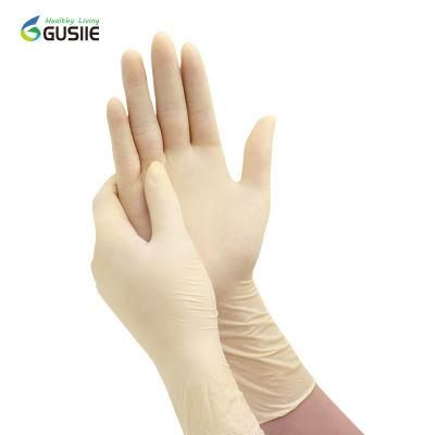 Medical Glove Gusiie Disposable Latex Examination Gloves Powdered and Powder Free Latex Glove