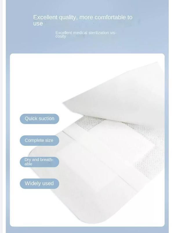 Wound Care Products Adhesive Wound Dressing Non-Woven Adhesive Wound Dressing 10X25cm