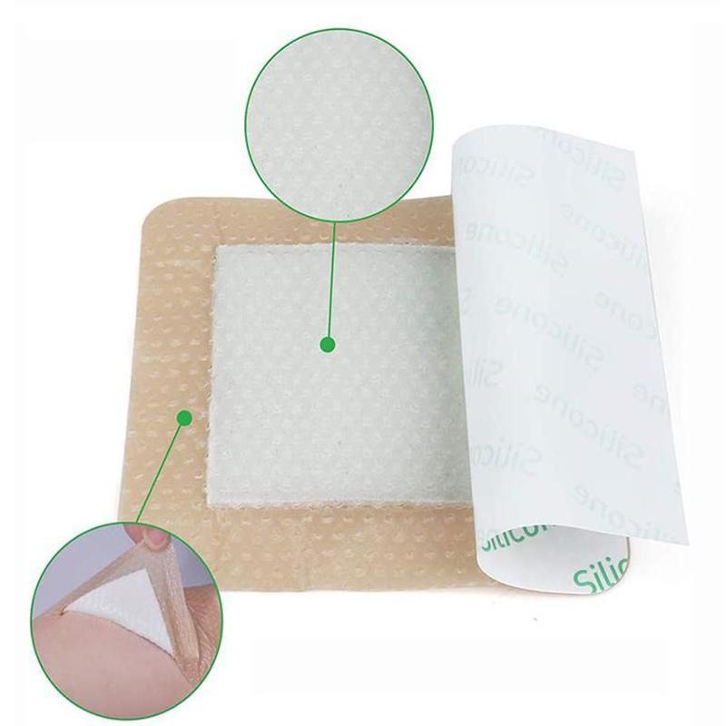 Bluenjoy Advanced Disposable Sterile Silicone Dressing for Wound Care