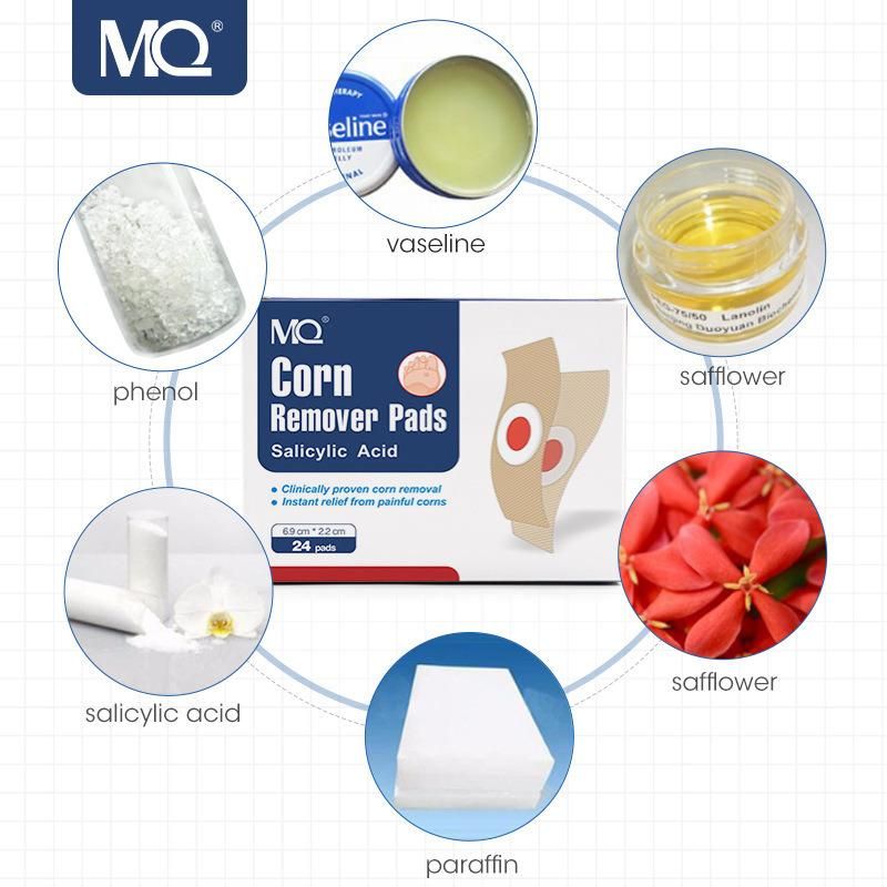 Chinese Helosis Eliminating Pads Salicyl Acid Corn Plaster