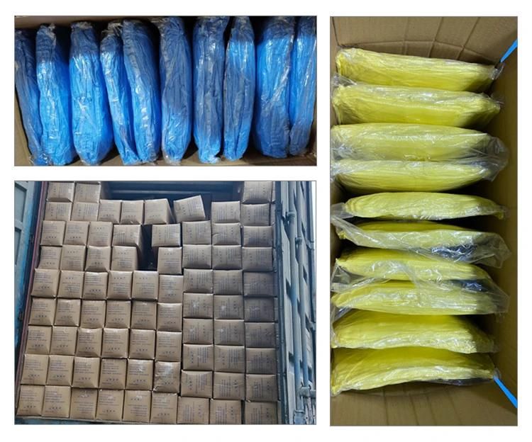 Disposable Blue Green Yellow PP PP PE Surgical Isolation Gowns for Hospital and Clinic Use
