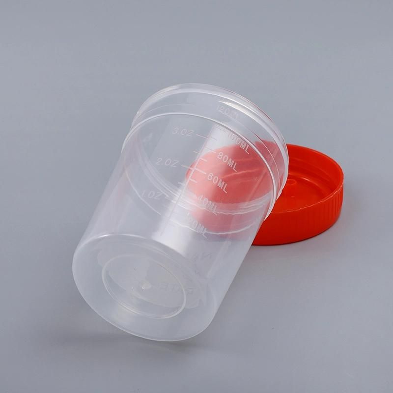 High Quality Plastic 120ml Laboratory Urine Sterile Container