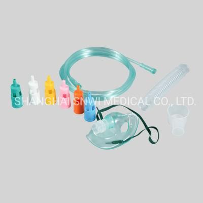 Single Use Disposable PVC Multi Vent Venturi Mask 6 Diluters