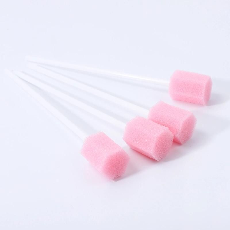 Wholesale Factory Sterile Transport Oral Cleaning Plastic Foam Tip Swab