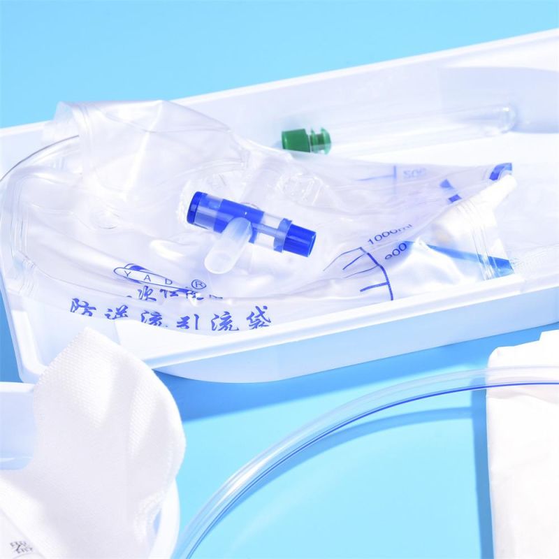 16#18# Latex Silicone Urinary Catheter with Independent Packaging, Complete Specifications, Medical Disposable Urinary Catheter Bag