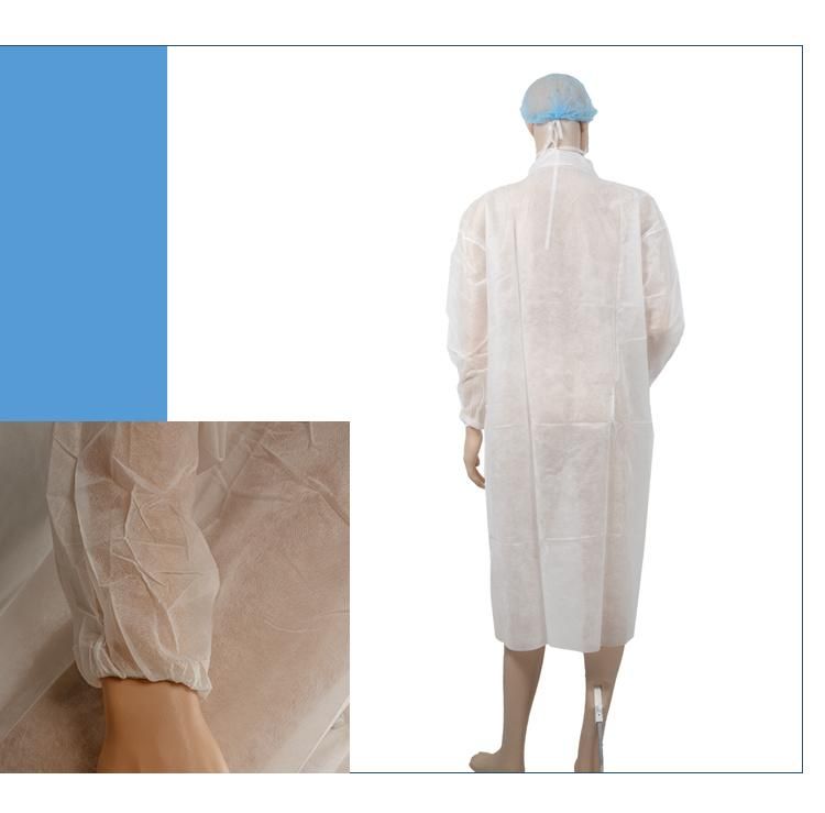 Hospital Medical Uniform PP Nonwoven Disposable Isolation Gown