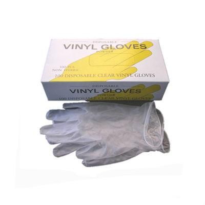 China Manufacturer PVC Vinyl Gloves Powder Free Disposable Medical Clear Vinyl Gloves