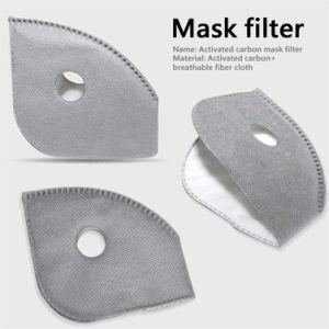 Activated Carbon Filter 5 Layer Filter for Sports Face Masks
