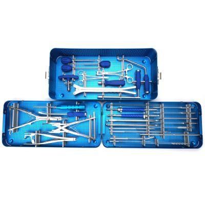 Orthopedic Surgical Instruments 6.0mm System Spinal Pedicle Screw System Instrument Set