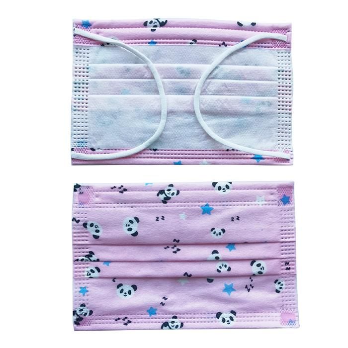 Manufacturer Medical 3 Layers Nonwoven High Filtration Anti-Splash Fashionable Cute Printings Workshop Disposable Surgical Mask