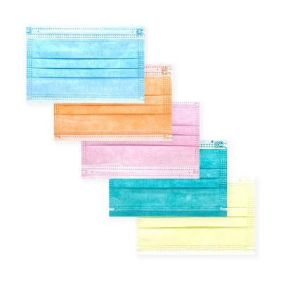 3-Ply Plain Solid Color Surgical Face Masks Ear Loop