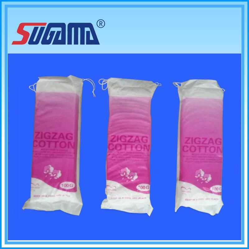 50g Zigzag Cotton Pad with High Quality CE FDA ISO Approved