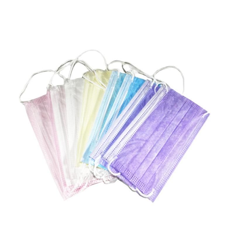 Meltblown Nonwoven Medical Surgical Disposable 3 Ply Masks