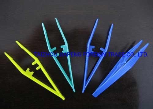 Disposable Medical Plastic Forceps Tweezers for Hospital