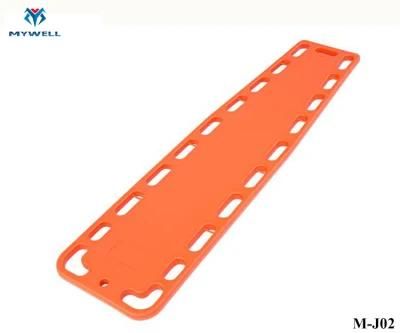 M-J02 Top Level Light PE Rescue Plastic Spine Board Stretcher Restraint Straps