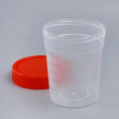 High Quality Plastic 120ml Laboratory Urine Sterile Container