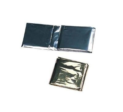 High Quality Disposable Medical Thermal Accident Blanket Silver