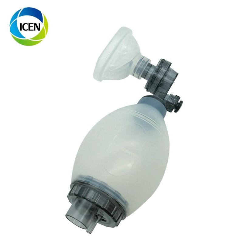 in-K001 Hospital CPR Neonatal Manual Reusable Silicone Ambu Bag Cardiopulmonary Resuscitator