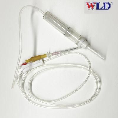 Cheap Price PVC Blood Transfusion Set Disposable Blood Transfusion Apparatus with Needle