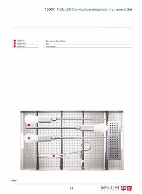 Neulen Cervical Laminoplasty Instrument Set