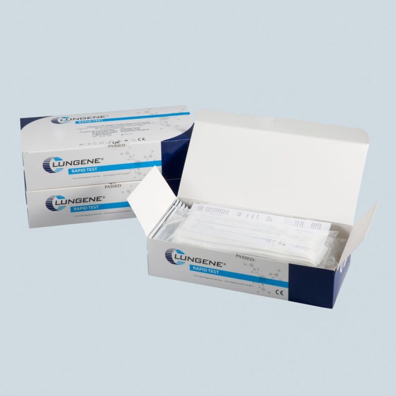 Lungene Test Kit Antigen Saliva Rapid Test a+B Combo Rapid Test Device