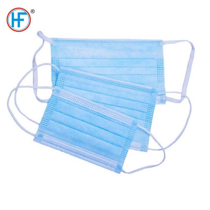Mdr CE Approved Cartons Normal Hengfeng 17.5X9.5cm Disposable Dental Masks