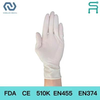 Powder Free Disposable Latex Medical Examination Gloves with 510K En455