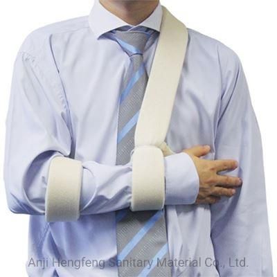Mdr CE Approved Hf Z-1 Bandage Manufacturer Direct Sale Collar and Cuff Hot Sale White Arm Sling